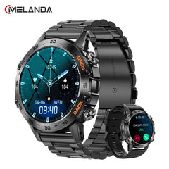 Steel Bluetooth Call Smart Watch for Men - Sports Fitness Tracker - IP68 Waterproof Smartwatch for Android and iOS