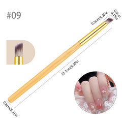Elegant Precision Nail Art Brushes: Achieve Smooth Designs Effortlessly