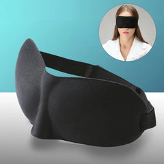 Blissful Slumber 3D Sleep Mask: Luxurious Eye Cover for Uninterrupted Sleep