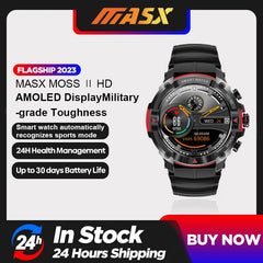 MASX MOSS Smart Watch: Fitness Tracker & Health Monitor