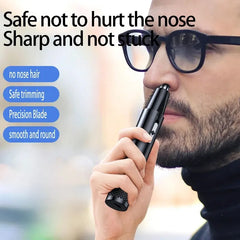 Men's Electric Nose Hair Trimmer: Precise Grooming Solution with USB Rechargeable Design