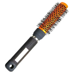 Blue Hair Styling Comb Set - Professional Salon Hairbrush and Rollers