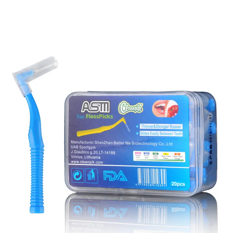 Orthodontic Teeth Whitening Brushes: Deep Cleaning Kit for Braces & Gaps