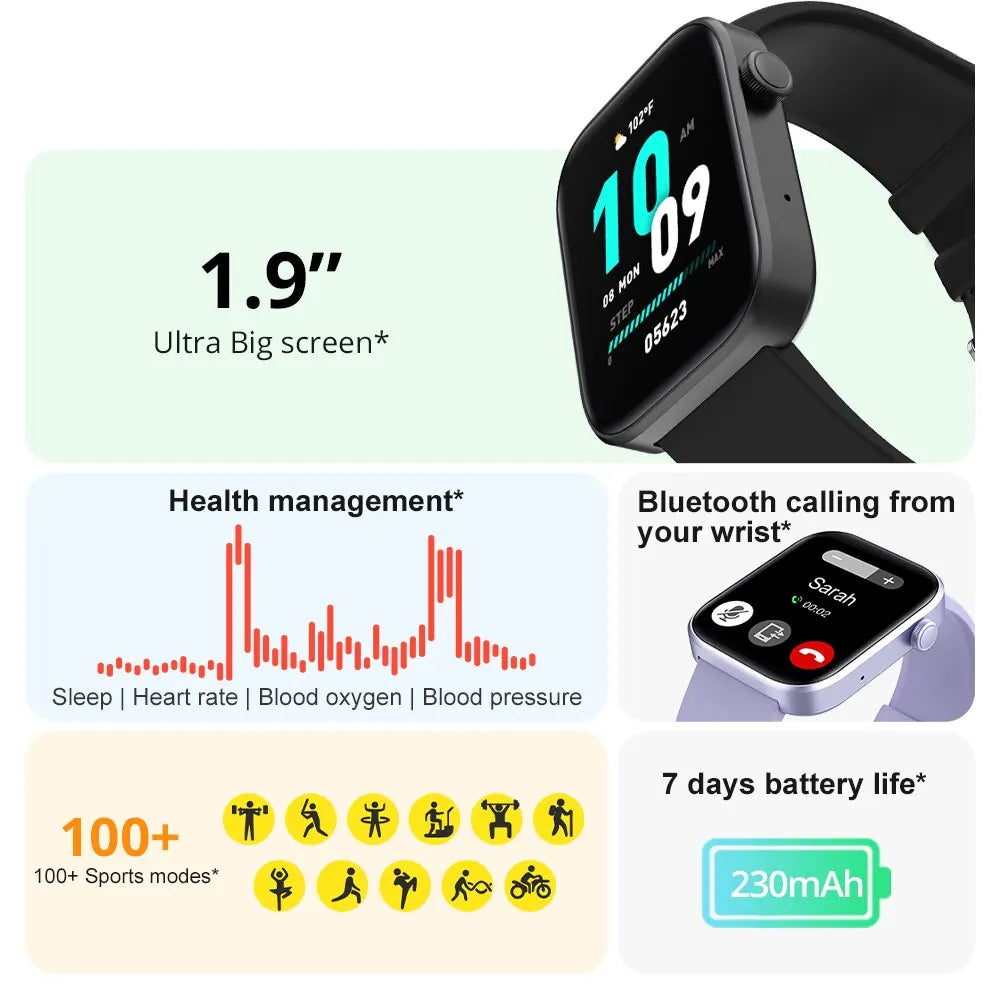 Voice Smartwatch: Health Monitoring & Smart Notifications