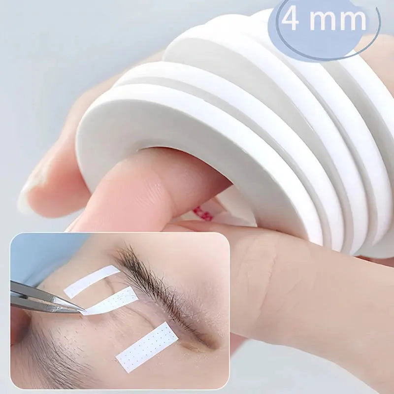 Wholesale 4mm Width Eyelash Extension Tape Makeup Breathable Anti-allergy Easy to Tear Micropore Tape Professional Lashes Tape  beautylum.com   