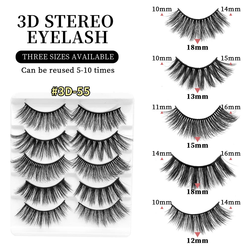 Glamorous 3D Mink Lashes: Elevate Your Look with Fullness and Length
