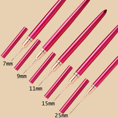 Intricate Nail Design Brush Set: Precision Brushes for Detailed Nail Art