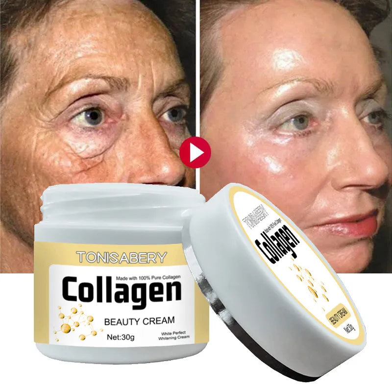 Collagen Wrinkle Removal Cream Fade Fine Lines Firming Lifting Anti-aging Improve Puffiness Moisturizing Tighten Beauty Care  beautylum.com Default Title  