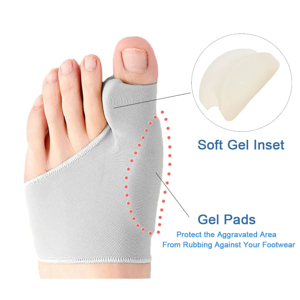 Orthotic Bunion Corrector Set: Align Toes, Comfort Fit & Support