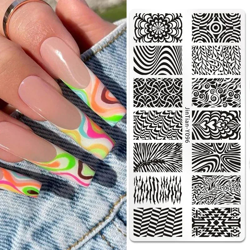 Exotic Animal Nail Art Stamping Plates: Intricate Designs for Stunning Manicures