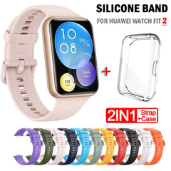 Soft Silicone Band for Huawei Watch Fit 2 - Stylish and Reliable