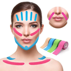 Kinesiology Tape Instant Face Lift for Skin Rejuvenation