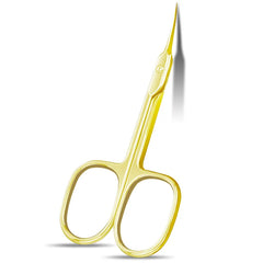 Russian Manicure Scissors: Premium Cuticle Trimmer with Curved Tip