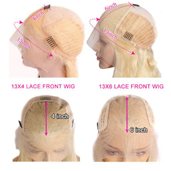 613 Blonde Bob Wig: Seamless Lace Front Human Hair for Stylish Looks