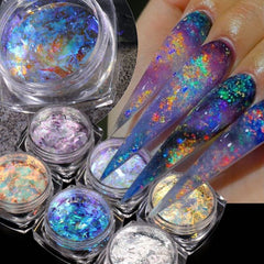 Iridescent Nail Flakes: Achieve Dazzling Manicures